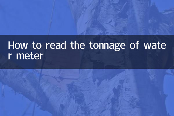 كيفية قراءة حمولة عداد المياه