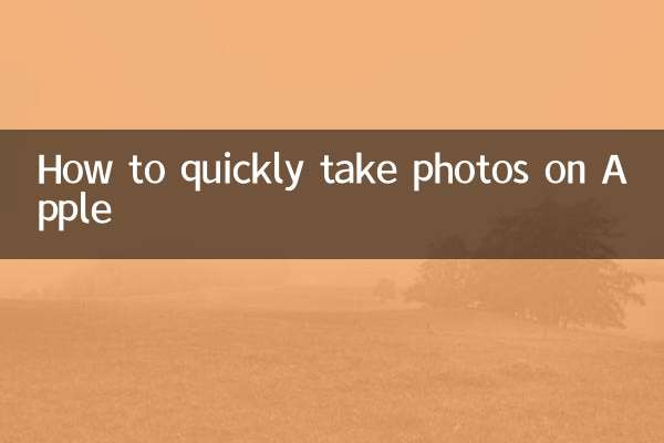 Apple에서 사진을 빠르게 찍는 방법