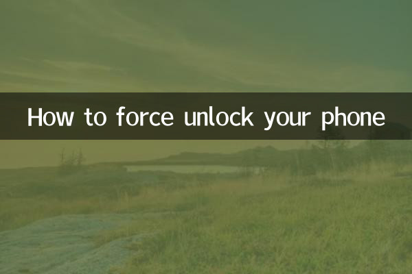 Come forzare lo sblocco del telefono