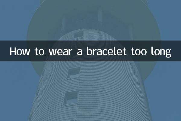 Wie man ein Armband zu lange trägt