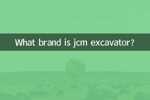 Welche Marke ist der JCM-Bagger?