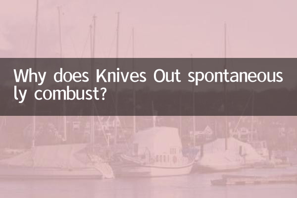 Почему Knives Out самовозгорается?