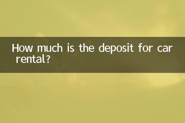 গাড়ি ভাড়ার জন্য আমানত কত?