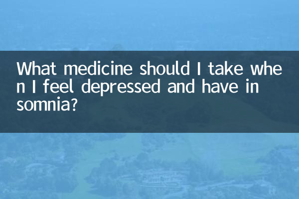 Quali medicine dovrei prendere quando mi sento depresso e soffro di insonnia?