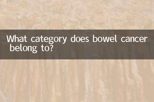 A que categoria pertence o câncer de intestino?