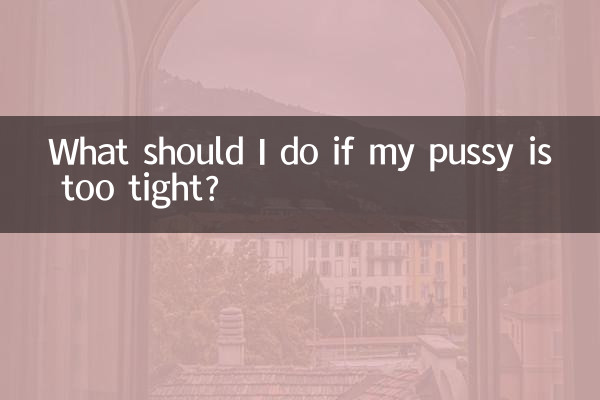 Was soll ich tun, wenn meine Muschi zu eng ist?