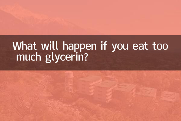 ¿Qué pasará si comes demasiada glicerina?