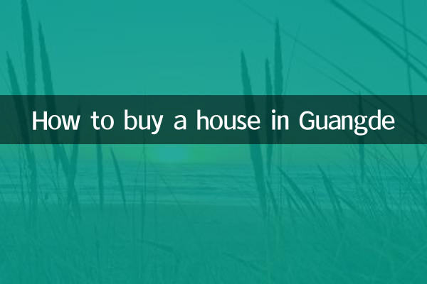 So kaufen Sie ein Haus in Guangde