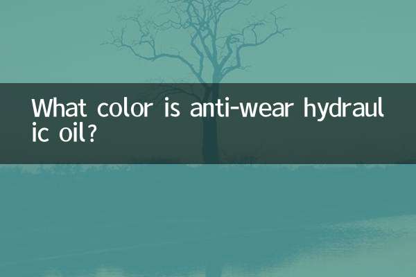 Welche Farbe hat Verschleißschutz-Hydrauliköl?