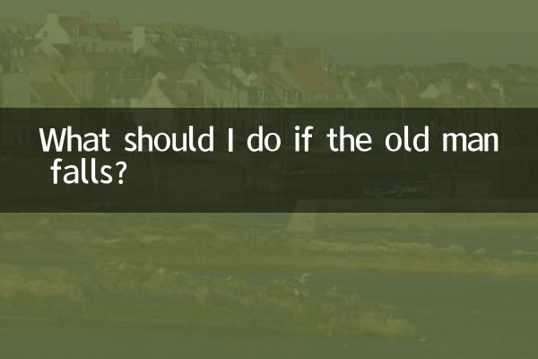 ¿Qué debo hacer si el viejo se cae?
