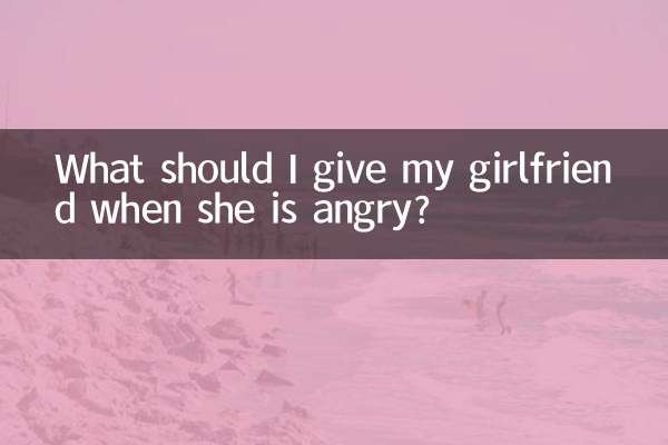 Was soll ich meiner Freundin geben, wenn sie wütend ist?