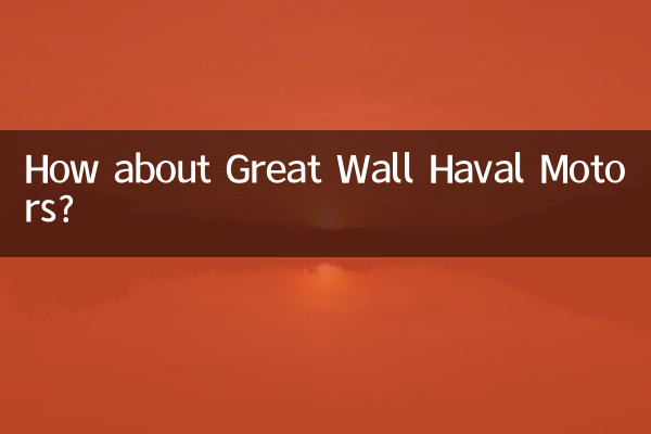 گریت وال هاوال موتورز چطور؟