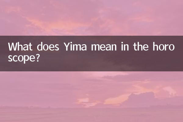 Que signifie Yima dans l'horoscope ?