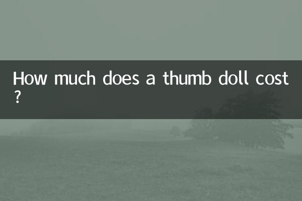 親指人形の値段はいくらですか?