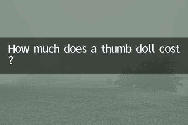 親指人形の値段はいくらですか?