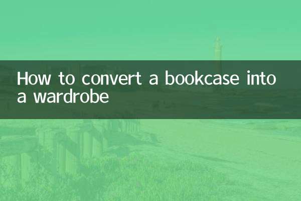 Comment transformer une bibliothèque en armoire