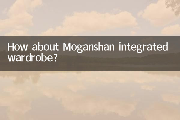 How about Moganshan integrated wardrobe?