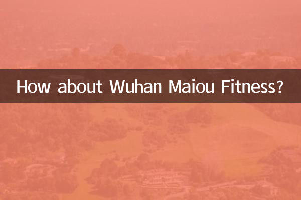 Che ne dici di Wuhan Maiou Fitness?