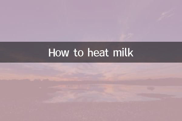 Como aquecer leite