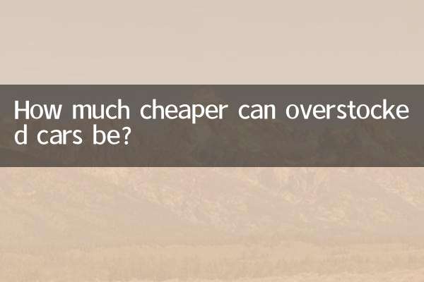 اوور اسٹاکڈ کاریں کتنی سستی ہوسکتی ہیں؟