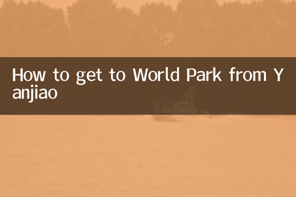 Come arrivare al World Park da Yanjiao