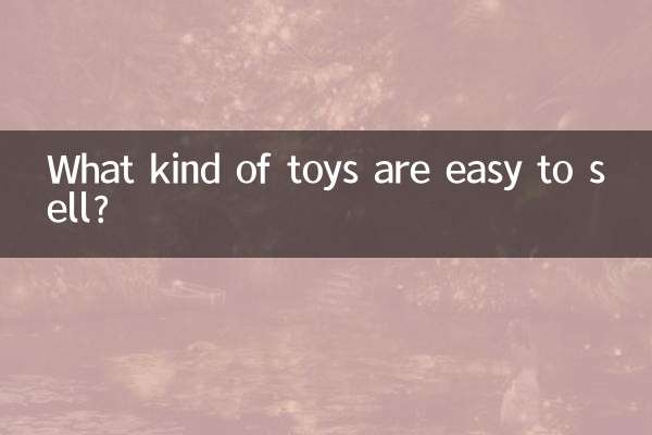 Quels types de jouets sont faciles à vendre ?