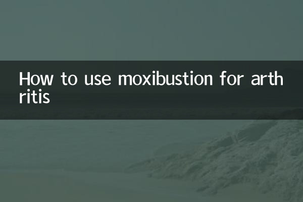 How to use moxibustion for arthritis
