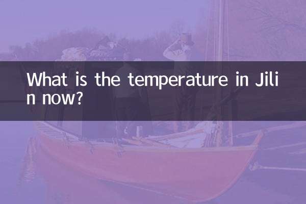 Wie hoch ist die Temperatur jetzt in Jilin?