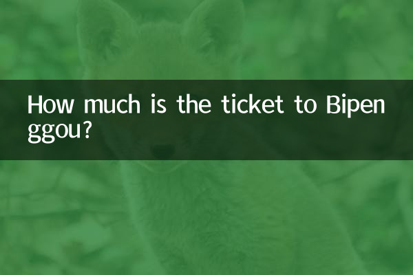 Bipenggou এর টিকিট কত?