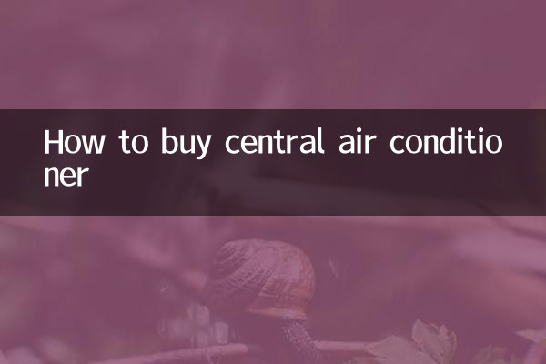 How to buy central air conditioner