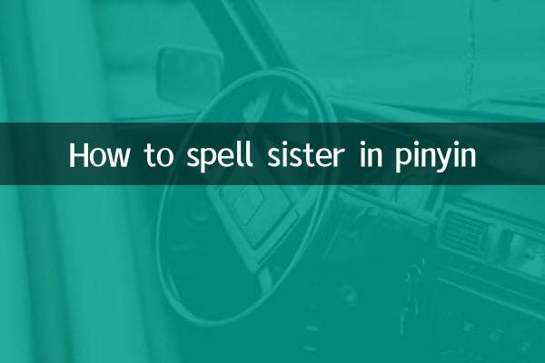 How to spell sister in pinyin