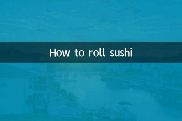 چگونه سوشی رول کنیم