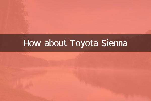 Que diriez-vous de la Toyota Sienna?