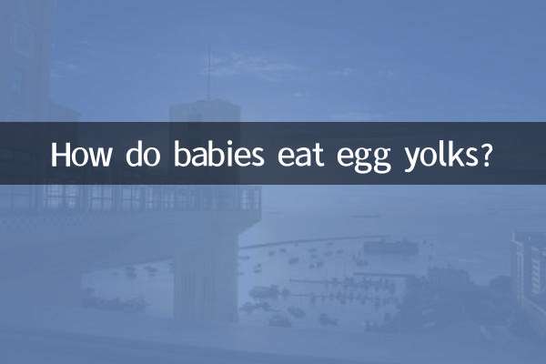 Come mangiano i tuorli d'uovo i bambini?