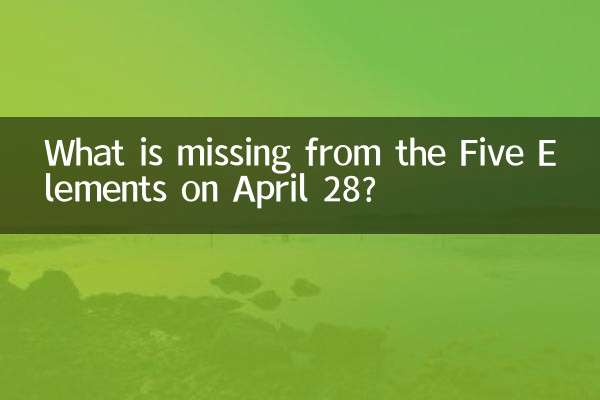¿Qué le falta a los Cinco Elementos el 28 de abril?