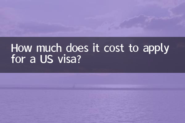 ما هي تكلفة التقديم للحصول على تأشيرة للولايات المتحدة؟