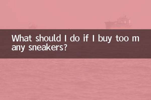 Cosa devo fare se compro troppe scarpe da ginnastica?