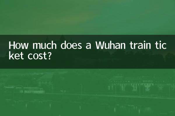 Combien coûte un billet de train à Wuhan ?