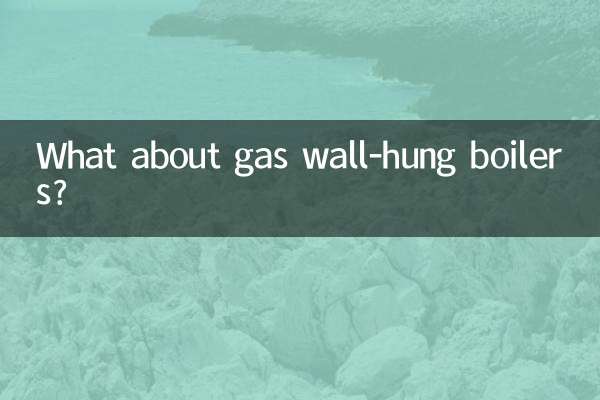 가스 벽걸이 보일러는 어떻습니까?