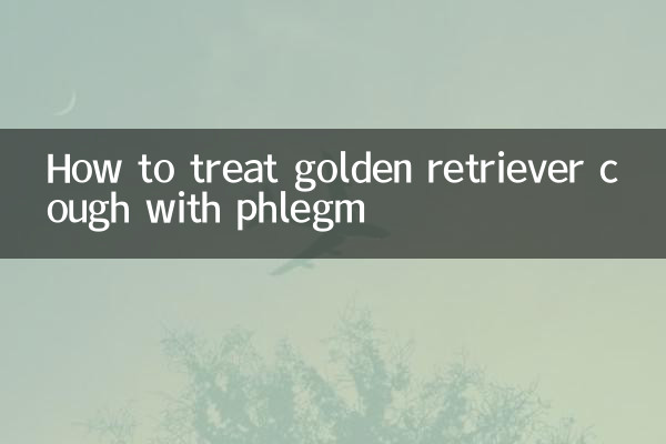 Come trattare la tosse del Golden Retriever con catarro