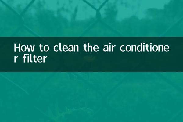 So reinigen Sie den Klimaanlagenfilter