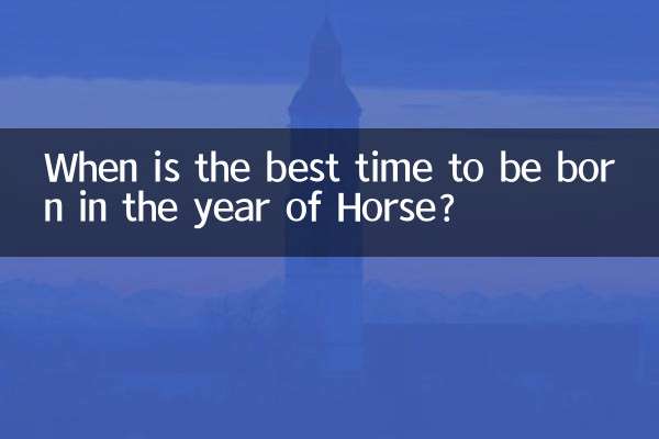 Когда лучше всего рождаться в год Лошади?