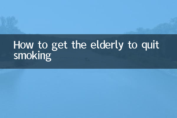 Como fazer com que os idosos parem de fumar