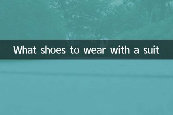 Quelles chaussures porter avec un costume