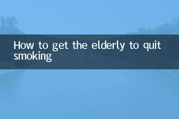 Cómo conseguir que las personas mayores dejen de fumar