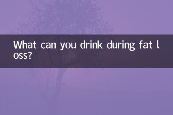 Was kann man beim Fettabbau trinken?