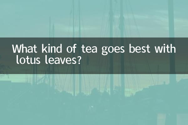 कमल के पत्तों के साथ किस प्रकार की चाय सबसे अच्छी लगती है?
