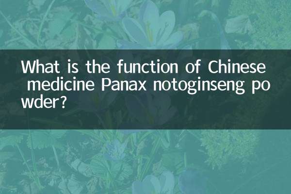 عملکرد پودر پاناکس نوتوژنسنگ طب چینی چیست؟