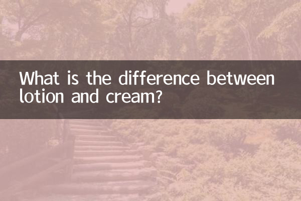 লোশন এবং ক্রিম মধ্যে পার্থক্য কি?