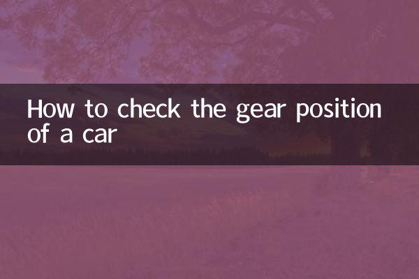 So überprüfen Sie die Gangposition eines Autos